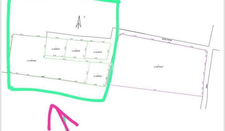 LAHAN JUAL LUAS 21 ARE ZONA PINK KAWASAN VILLA DEKAT PANTAI DI BUMI AYU