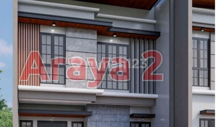 Rumah 2 Lantai Baru HGB di Galaxy Bumi Permai Araya Tahap 2