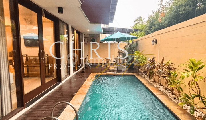 18 -Modern Villa 2 Storey di Sanur - SHM, Private Pool, Harga 2,7M