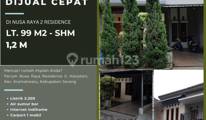 Hunian Bagus 2 Lantai Nusa Raya 2 Residence Hunian Bagus 2 Lantai Nusa Raya 2 Residence