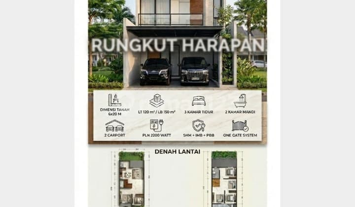 Hunian Modern Eksklusif Siap Huni Rungkut Harapan