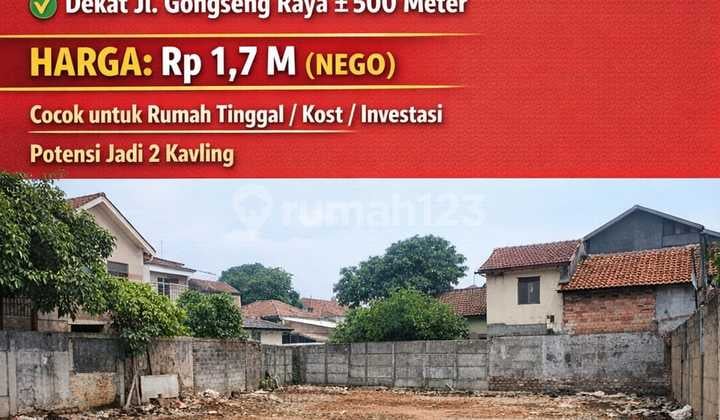 Investasi Tanah Lokasi Strategis & Premium di Kalisari, Jakarta Timur