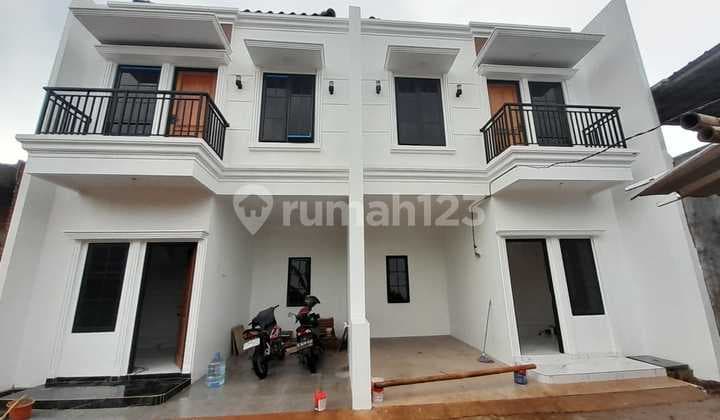 Rumah Baru Dinding Bata Merah, Siap Huni Dekat Tol Setu Cipayung