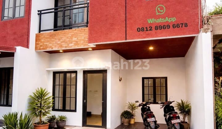 Rumah Cluster di Lubang Buaya, One Gate Sistem, bisa KPR Bank