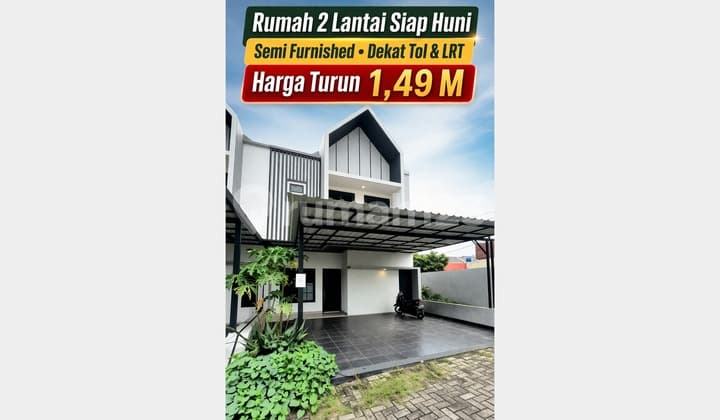 Unit Terbatas! Rumah 2 Lantai Mewah di Harjamukti, Siap Akad & Siap Huni