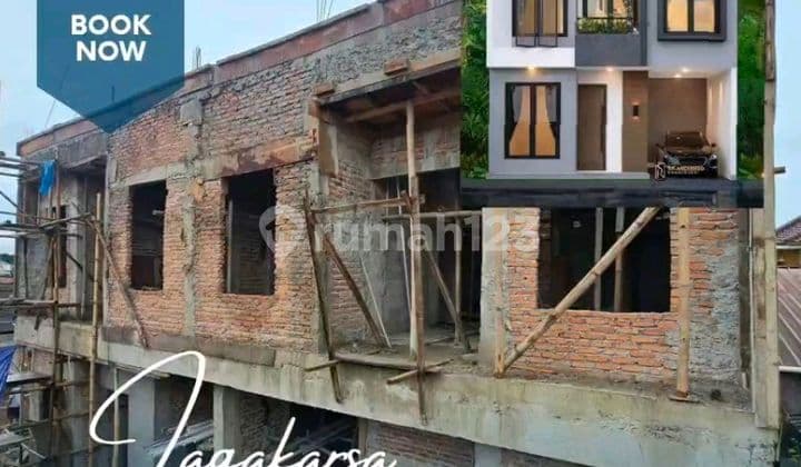 On Progres Bangun Dinding Bata Merah Akses Dua Mobil