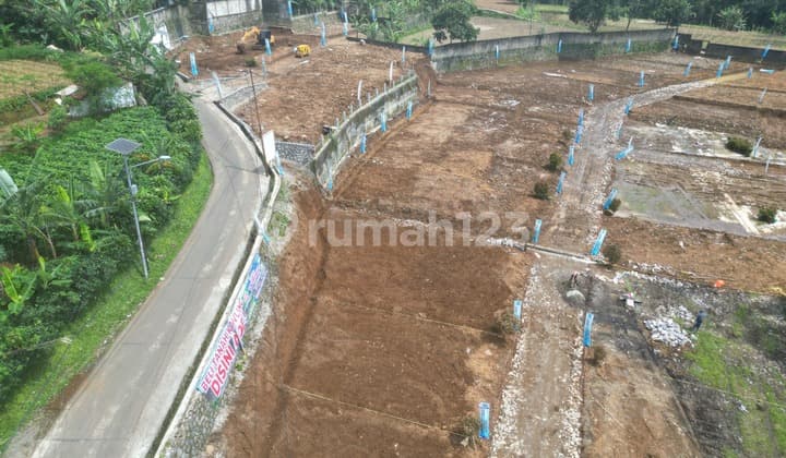 Tanah Kavling View Gunung Salak Akses Mobil Lebar