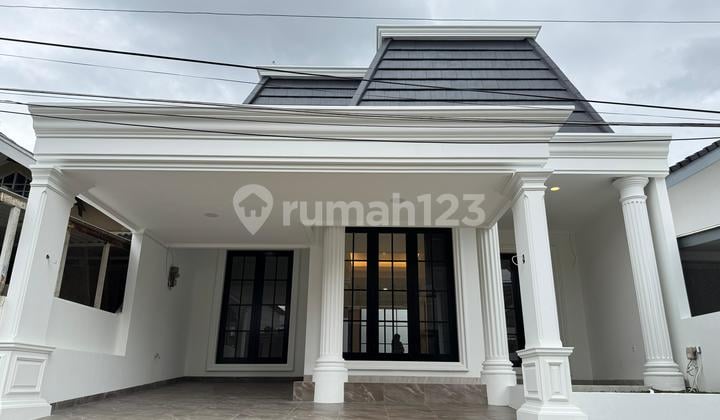 Rumah Baru American Classic Semi Furnished SHM di Puter Bintaro Tangerang Selatan