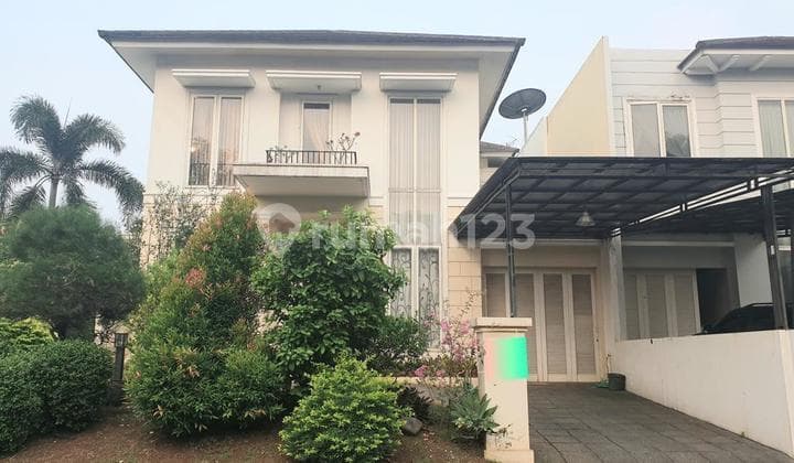Rumah 2 Lantai, Siap Huni, di Cluster Les Belles BSD Serpong, bisa KPR