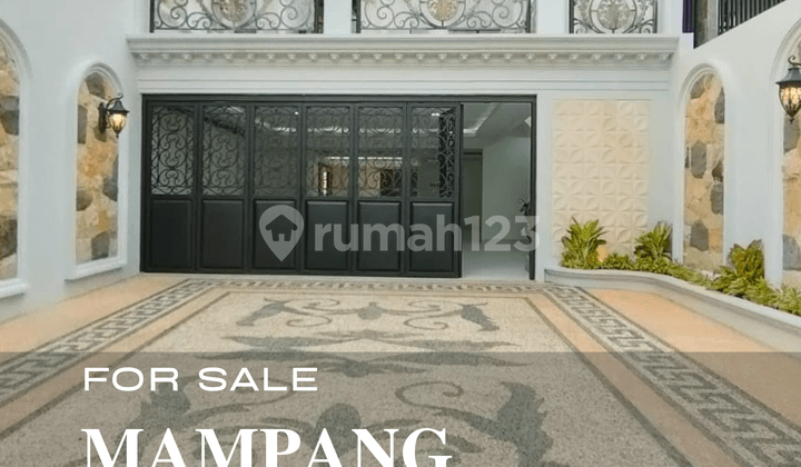 Rumah baru desain classic eropa di mampang prapatan