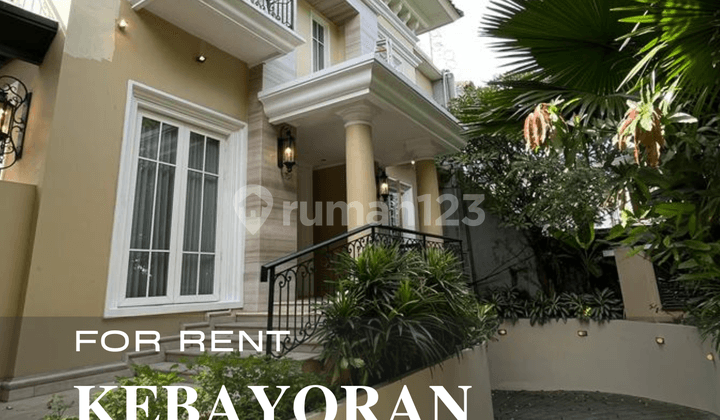 Sewa rumah mewah modern di kebayoran baru