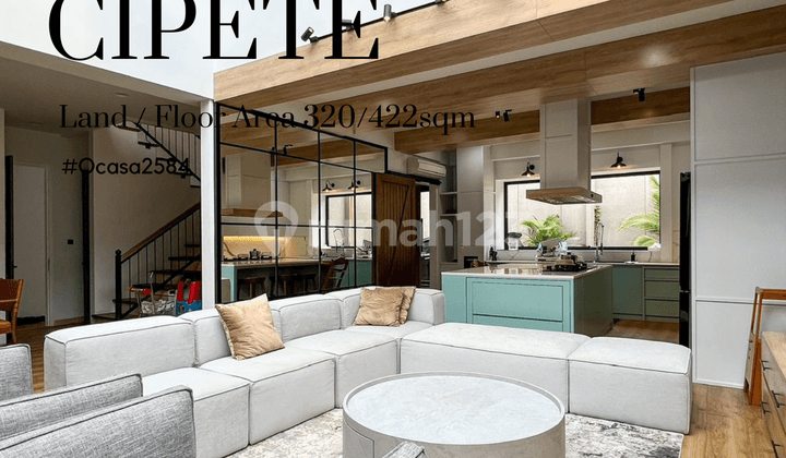 Rumah mewah full furnished di cipete jaksel