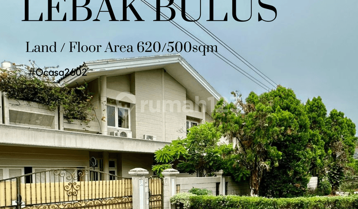 Rumah siap huni furnish di Lebak bulus