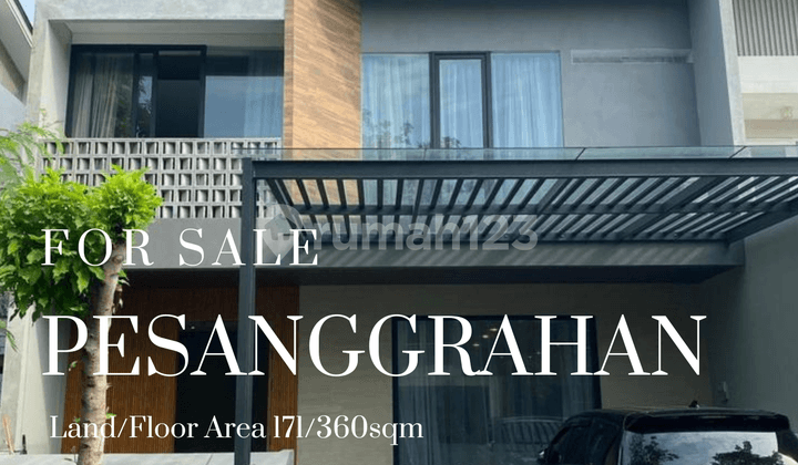 Rumah modern siap huni di pesanggrahan jaksel