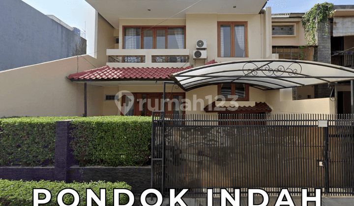 Rumah Bagus 2 Lantai Fully Furnished Hadap Utara di Pondok Indah