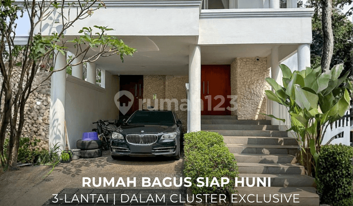 Rumah Siap Huni 3 Lantai Dalam Cluster Exclusive Rancamaya Bogor