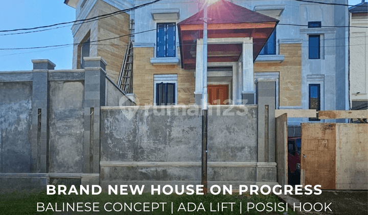 Rumah Brand New On Progress 3 Lantai Posisi Hook di Lebak Bulus