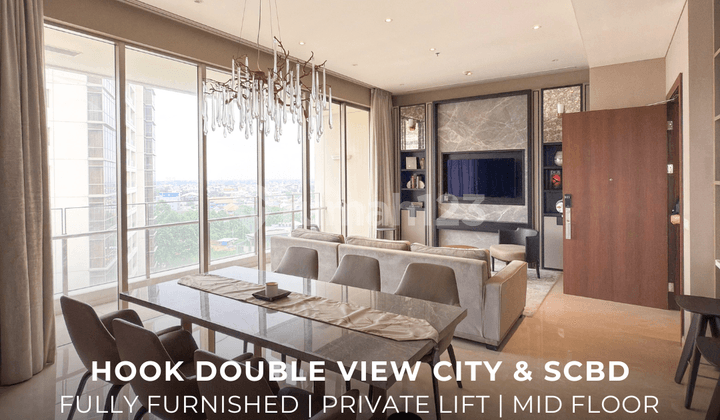 Apartemen Pakubuwono Spring Tower Cherrywood 2 BR Size 170 Sqm