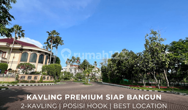 Kavling Siap Bangun Posisi Hook Dalam Komplek Elite di Surabaya