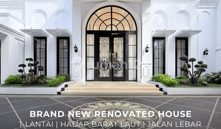 Rumah Baru Renovasi Mewah 1 Lantai di Lokasi Strategis Menteng