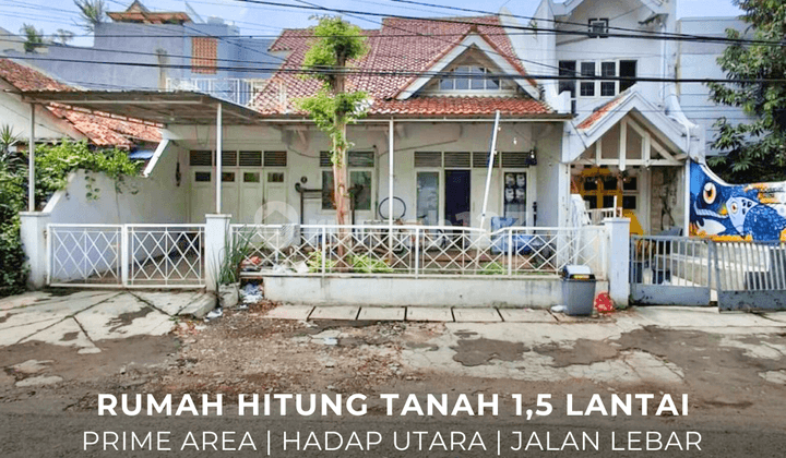 Land Calculation House North Facing Premium Location in Kebayoran Baru