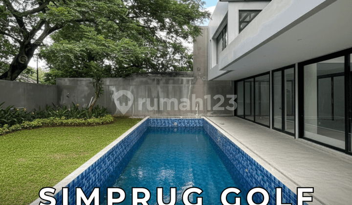 Townhouse Baru 3 Lantai Dalam Komplek Premium di Simprug Golf
