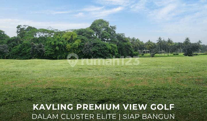 Kavling Premium View Golf Dalam Cluster Elite di Suvarna Sutera