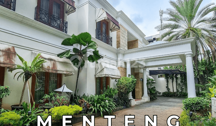 Rumah Mewah Modern Klasik Posisi Hoek Depan Taman Ring 1 Menteng