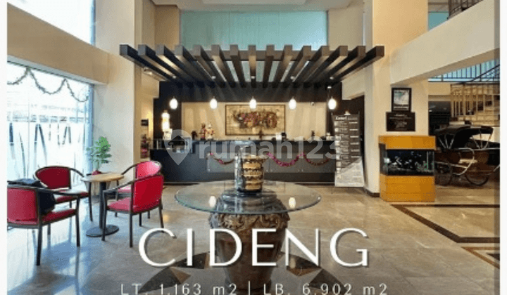 Jual Paling Murah Hotel at Cideng Jakarta Pusat Luas 1163sqm,harga 59M negom,harga