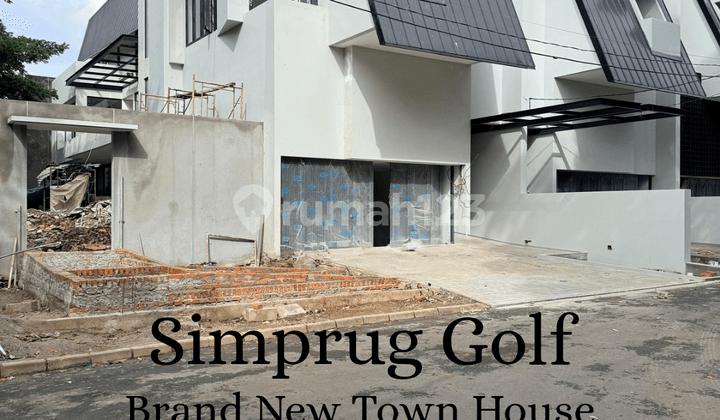 Jual Brand New Town House At Simprug Golf Lua422sqm,Harga 23,5M