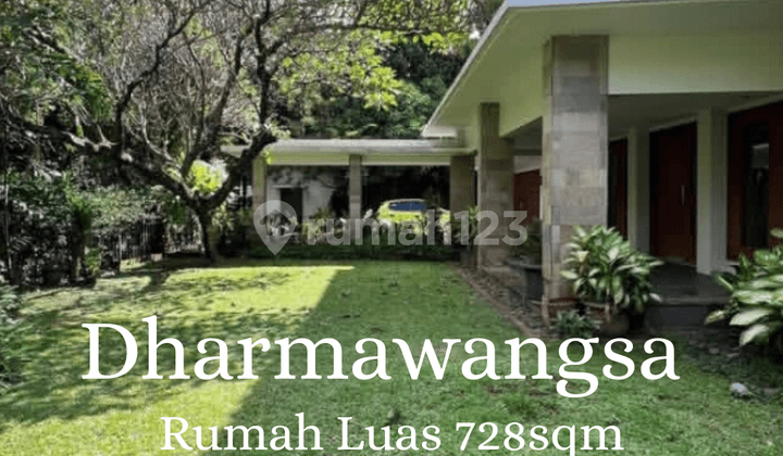 Quick Sale House in Dharmawangsa (in front of the park), area 728sqm, price 48M