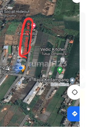 Land on Jalan Kedampang Kerobokan North Kuta Badung Bali, Badung