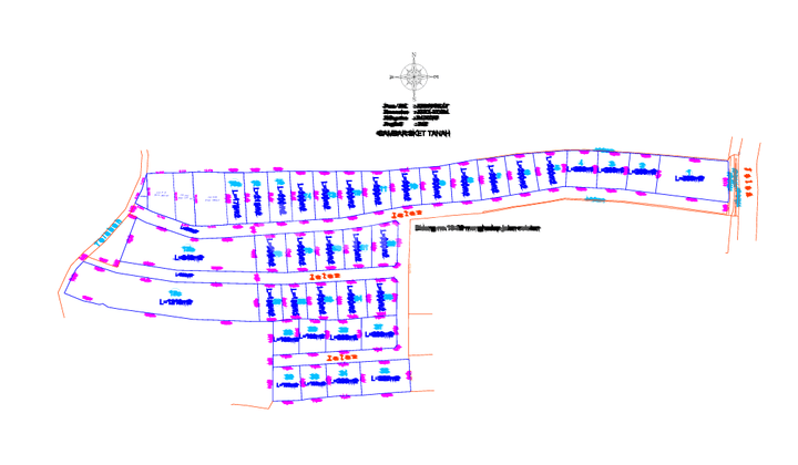 Land on Kedampang Street, Kerobokan, North Kuta, Badung, Bali, Badung