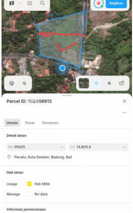 Tanah 90 Are Di Pecatu