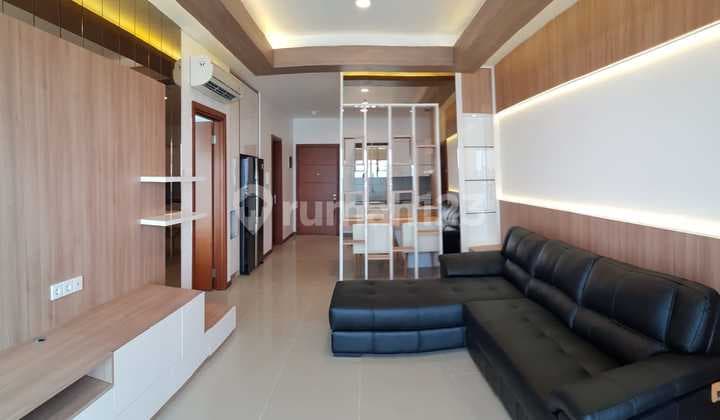 Disewakan Tahunan Kondominium Greenbay Pluit 2+1 BR Full Furnish Penthouse (Sea View L) Lantai Tinggi View Laut