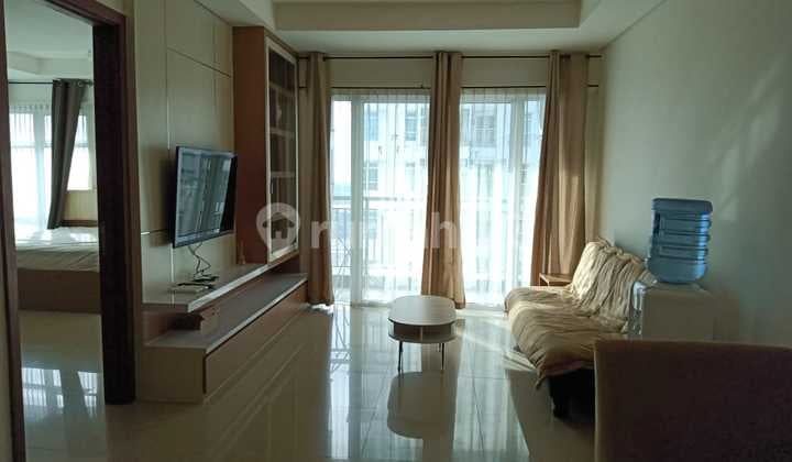 Disewakan Tahunan Kondominium Greenbay Pluit 2Br Full Furnish (Bay View L) Lantai Sedang View Laut