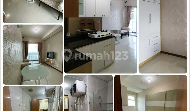Disewakan Tahunan Kondominium Greenbay Pluit 1Br Full Furnish (Sea View J) Lantai Sedang View Kota