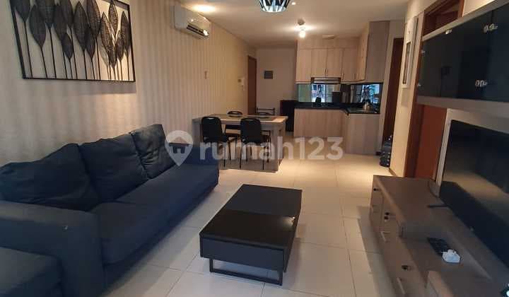Disewakan Tahunan Kondominium Greenbay Pluit 2Br Full Furnish (Sea View J) View Laut Lantai Rendah