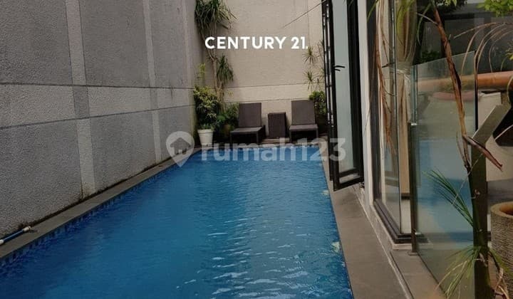 Dijual Rumah Minimalis Modern Ada Kolam Renang Dibukit Mas Rempoa
