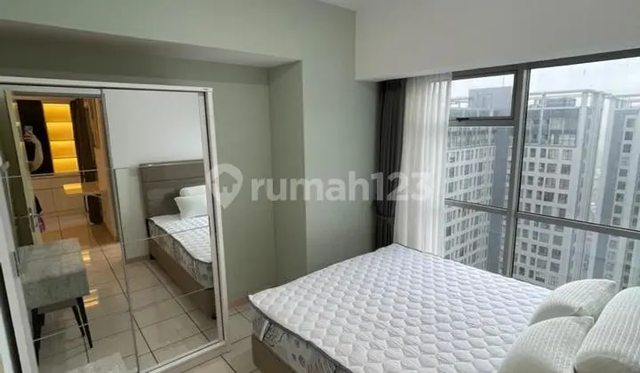 For Rent and Sale M Town Residence Apartment, Gading Serpong | Area 55M2, 3 BR, Franklin Tower, Fully Furnished, Rental Price 78 Million/Year Negotiable, Sale Price 1.4 Billion