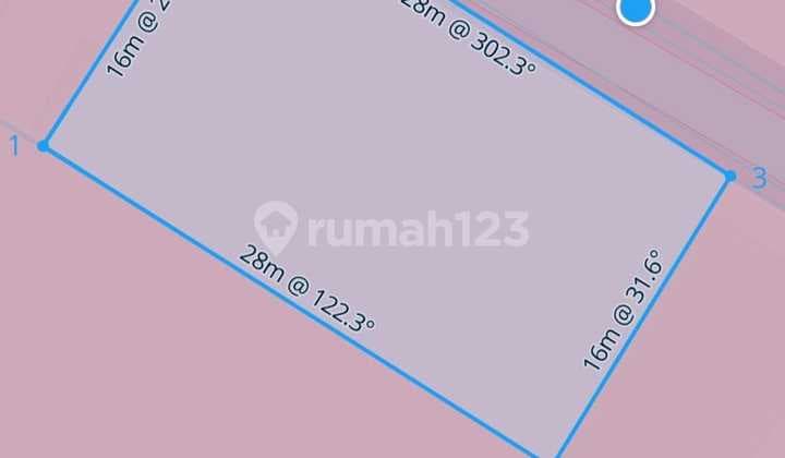 For Sale 4.8 Are of Land in Canggu Batu Bolong