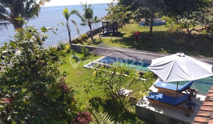 For Sale 3 Bedroom Beachfront Villa With Beautiful Sunset And Good Beach For Swimming