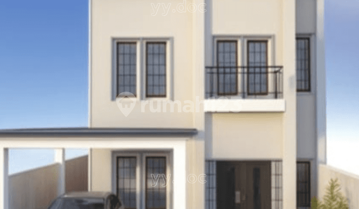 Dijual Rumah 2 Lantai Free Biaya Desain Kekinian
