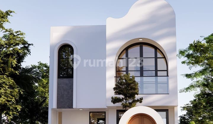 Modern Villa with Private Pool Mediterranean Design in Jimbaran Area, Bali