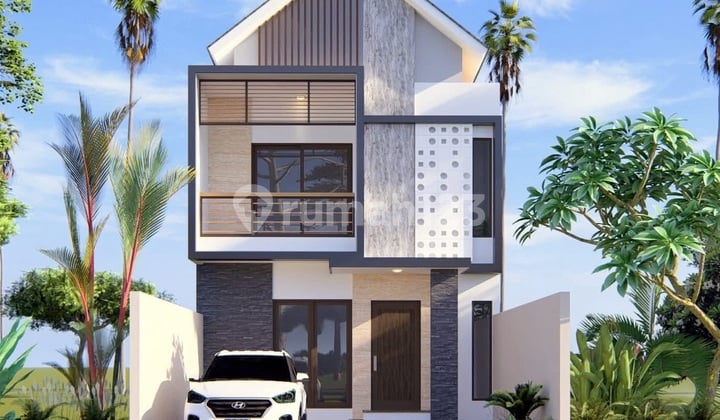 Rumah Baru 2 Lantai Dekat Tukad Batanghari Renon