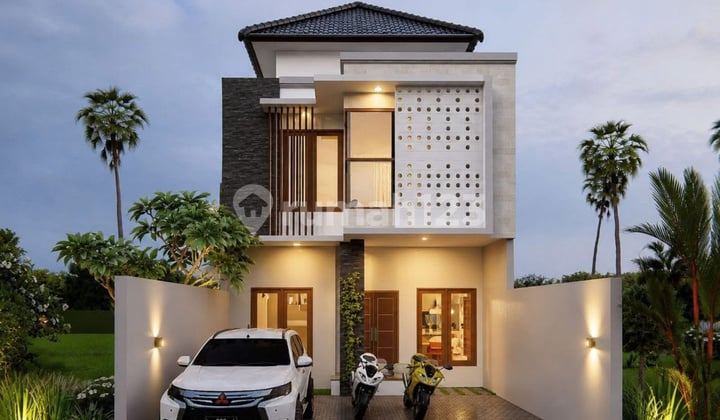 New 2-Story Semi Villa House in Central Renon Area, Denpasar, Bali