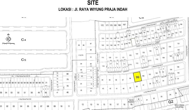 Tanah Kavling DPRD Raya Wiyung 8jt SHM Bentuk Kotak Tanah Kavling DPRD Raya Wiyung 8jt SHM Bentuk Kotak