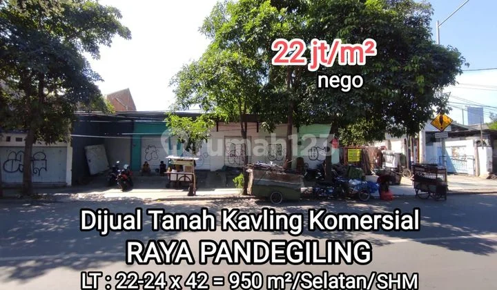 Tanah Kavling Komersial Raya Pandegiling Surabaya 22Jt Tanah Kavling Komersial Raya Pandegiling Surabaya 22Jt