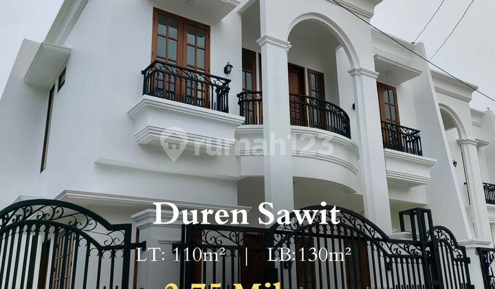 For Sale Rumah Brand New Mediterranean Style di Duren Sawit