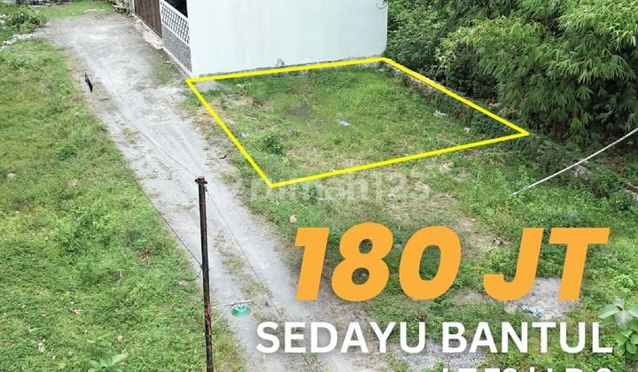 For Sale Small Plot in Sedayu Bantul Cluster Near Wates Road KM 8